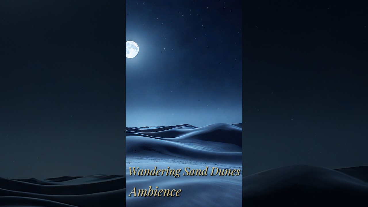 Wandering Sand Dunes — Calm Desert Wind Ambience (No Music) | 45 Minutes