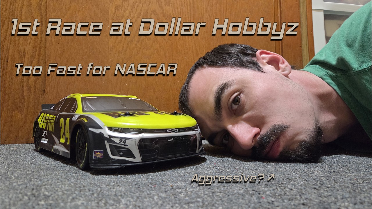 My 1st Race at Dollar Hobbyz (Not Really) | Am I Too Fast for Losi NASCAR?