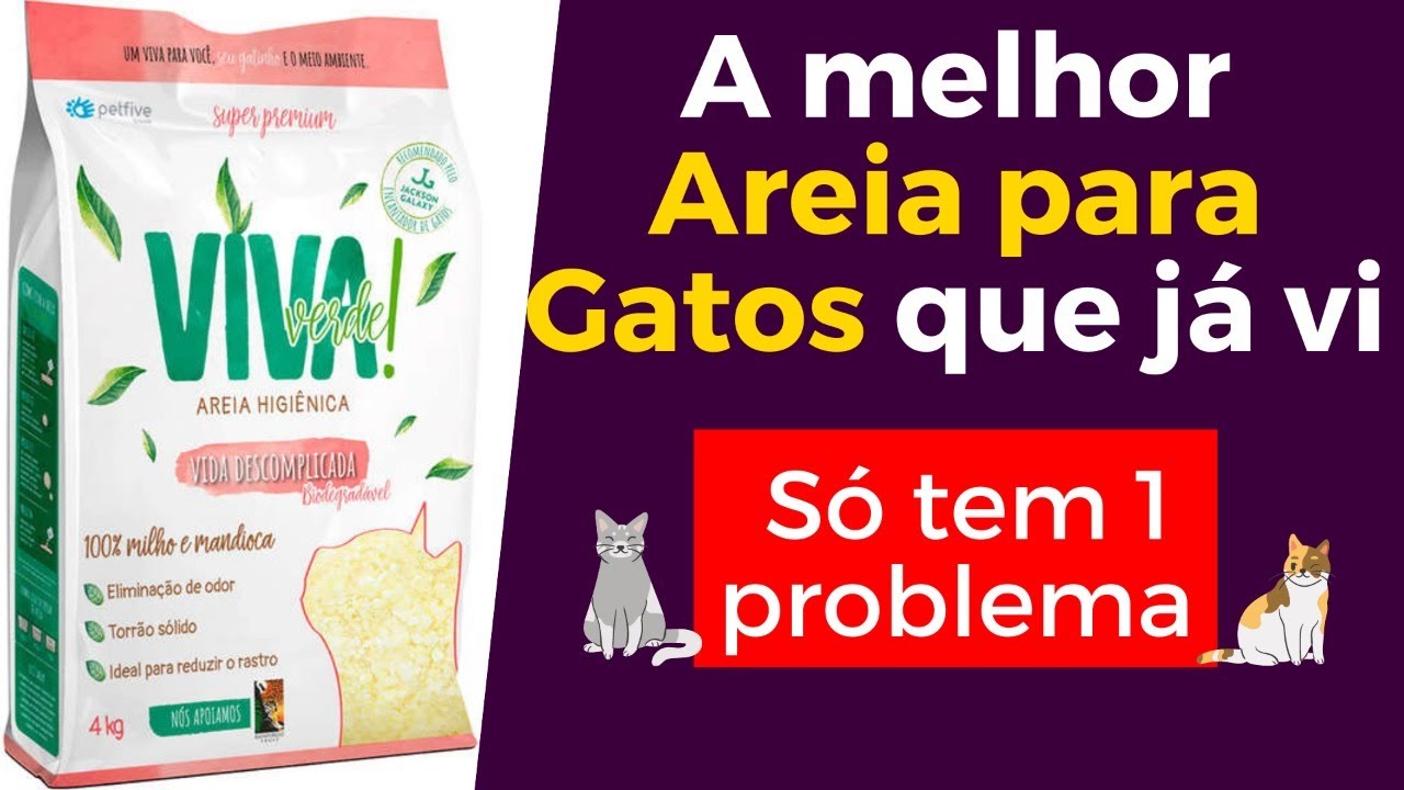 Areia de Gato VIVA VERDE Vida Descomplicada │ Vale a pena usar?
