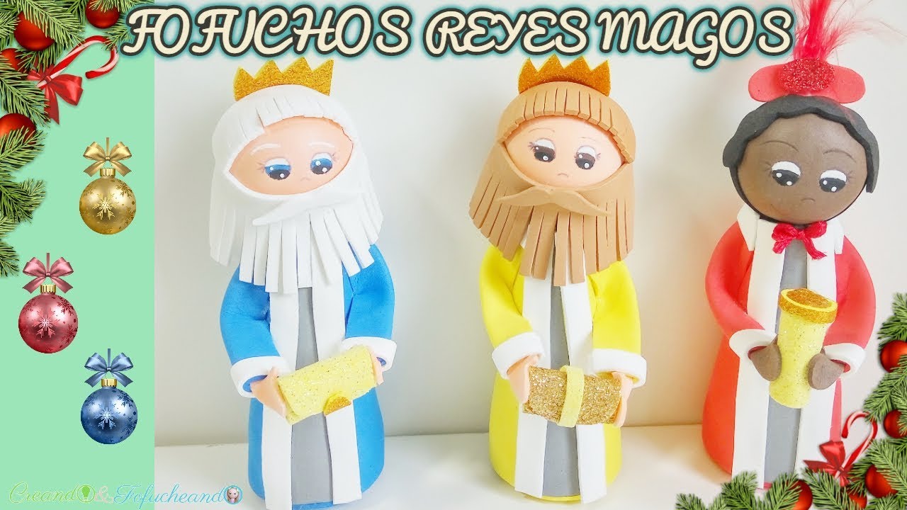 Fofuchos Reyes Magos Step by Step - Как сделать вертеп, Рождество или портал Вифлеема с Fofuchos