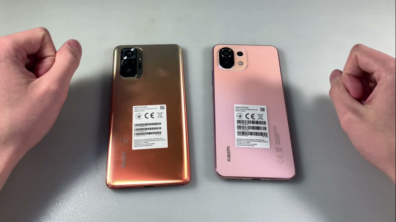 Xiaomi Mi 11 Lite vs Xiaomi Redmi Note 10 Pro