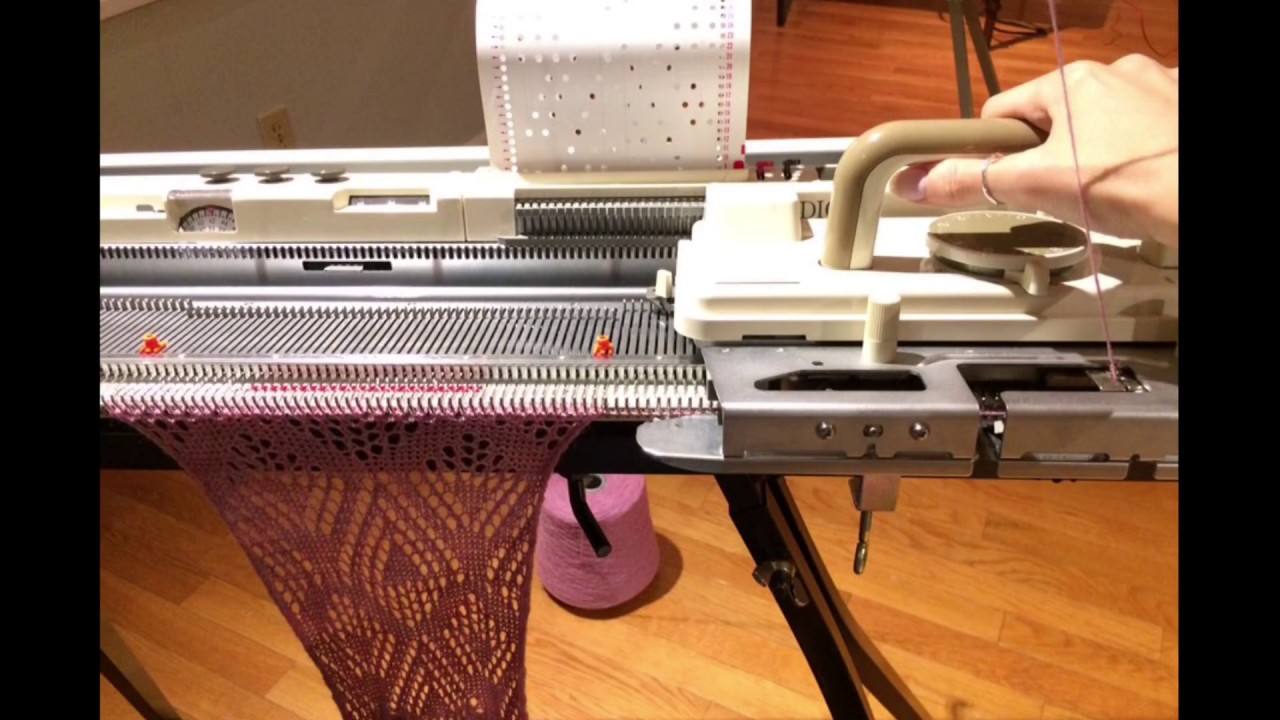 Machine Knitting with the Lace Carriage