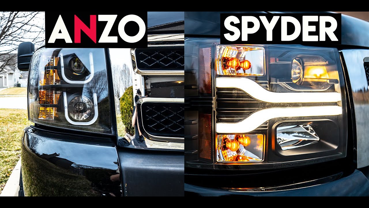 Фары Spyder Auto | Установка на Silverado 2007-2013