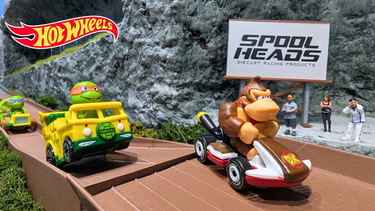 Mario Kart Hot Wheels Tournament: Kongs vs TMNT!