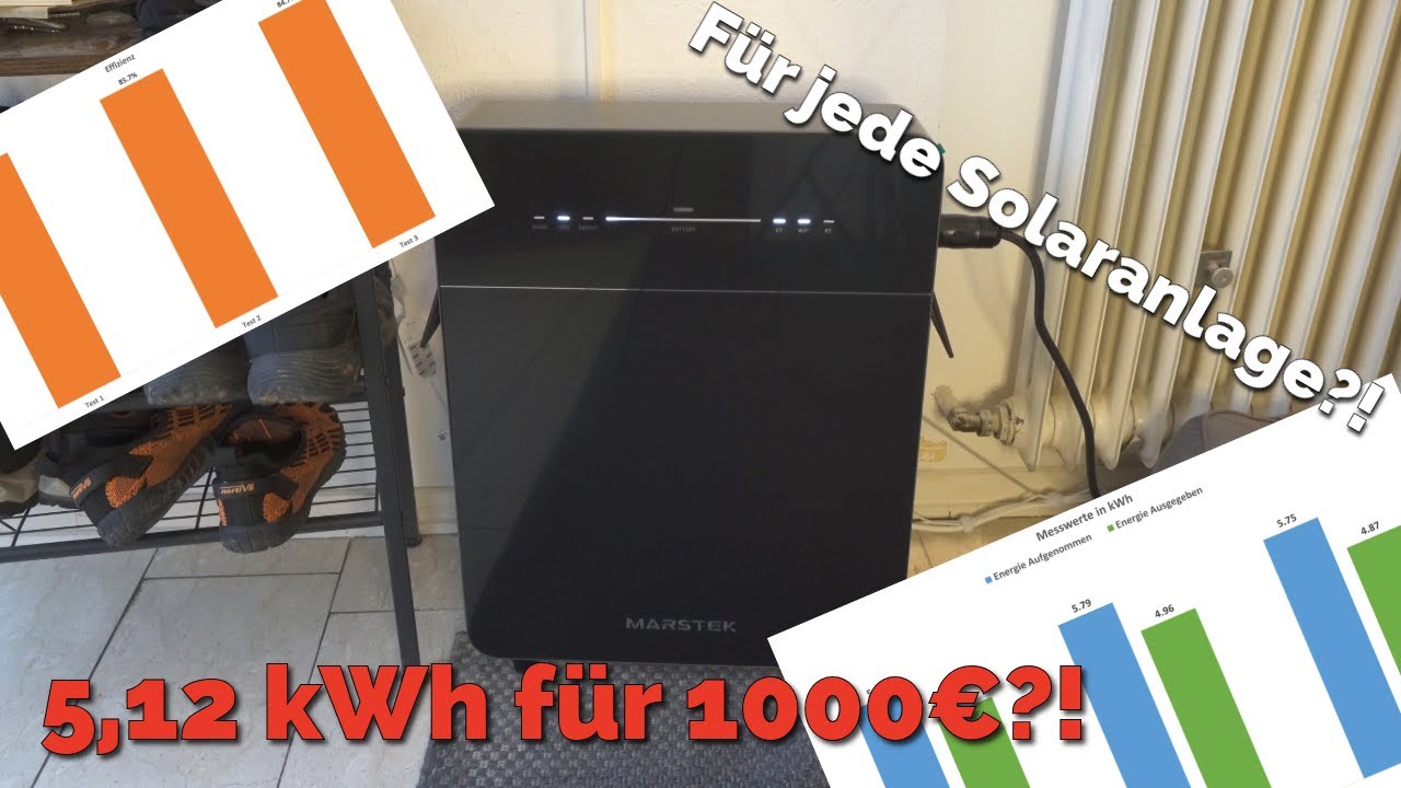 5,12 kWh Solar-Batterie Speicher für +-1000€?! Marstek Venus E Gen 3.0 Test