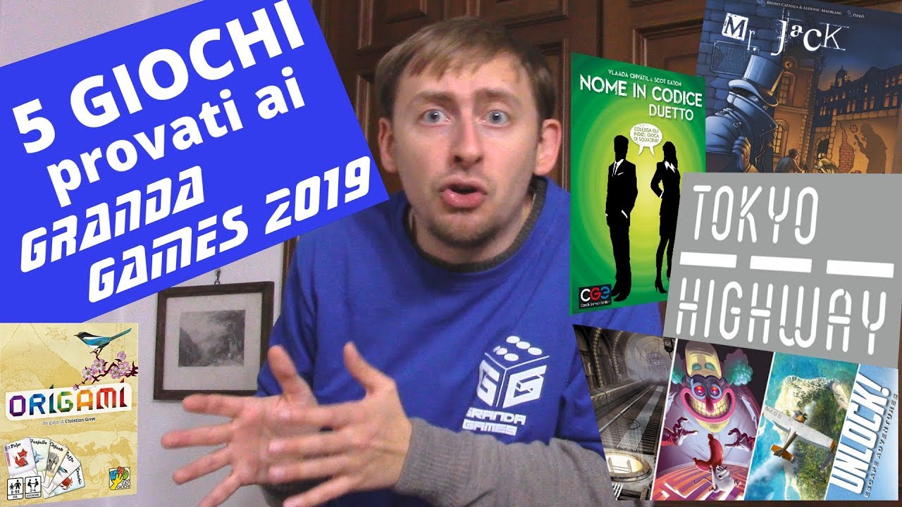 5 Giochi da Tavolo provati ai Granda Games 2019!