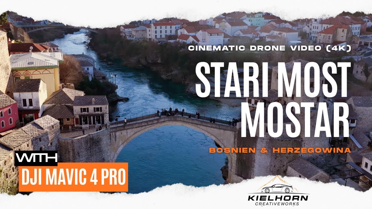 Stari Most, Mostar 🇧🇦 | Cinematisches Drohnenvideo (4K)
