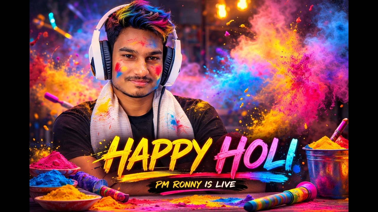 HAPPY HOLI 🎨 ||GAMEPLAY LIVE #freefire  #shortslive