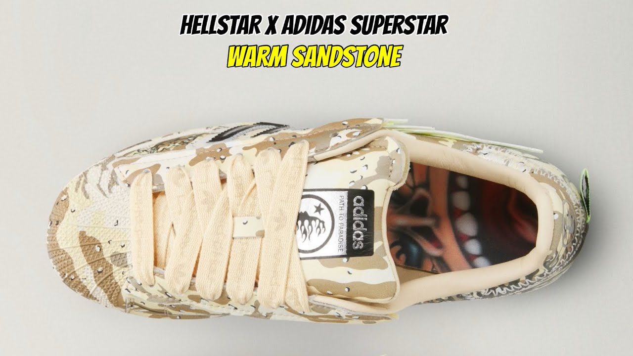 HELLSTAR x adidas Superstar WARM SANDSTONE