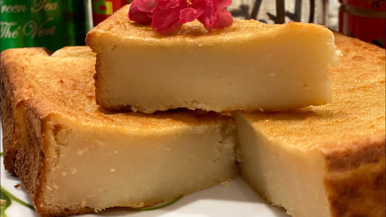 Bánh Khoai Mì Nướng Thơm Dẻo Mềm Ngon