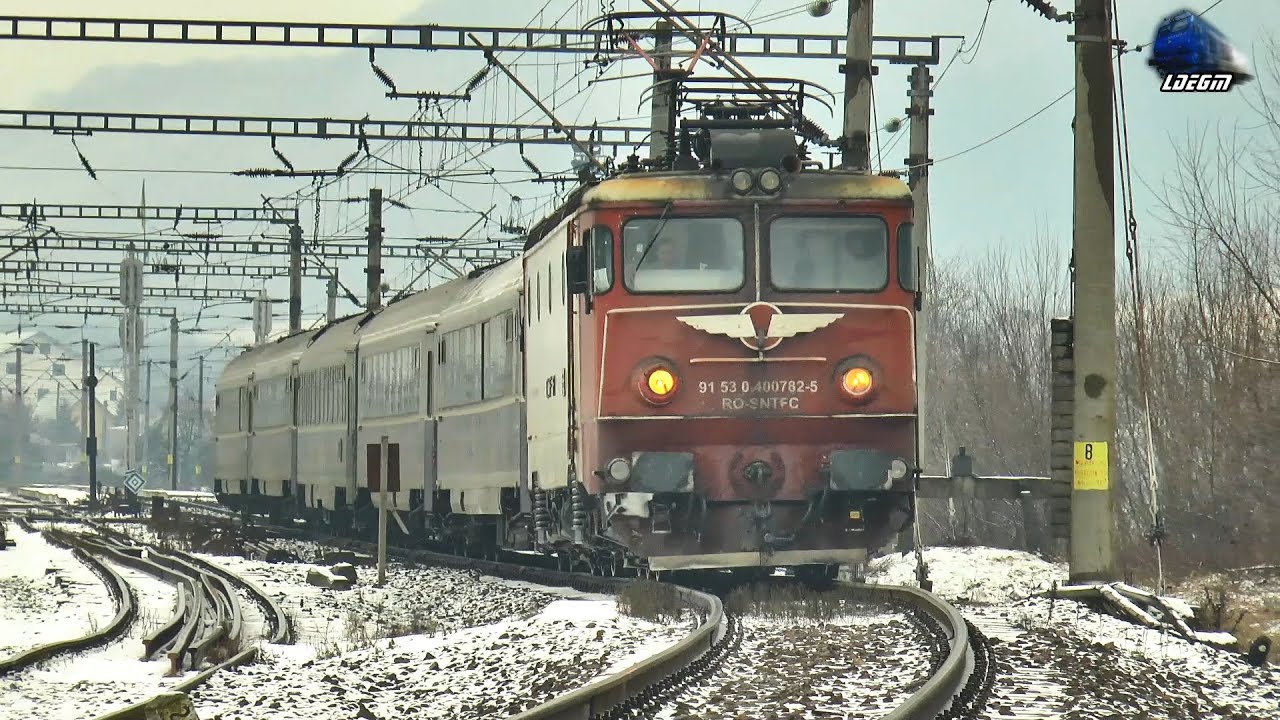Trenuri de Călători în Gara Năsăud 🚊🚅🚊 Passenger Trains in Năsăud Station - 06 January 2025
