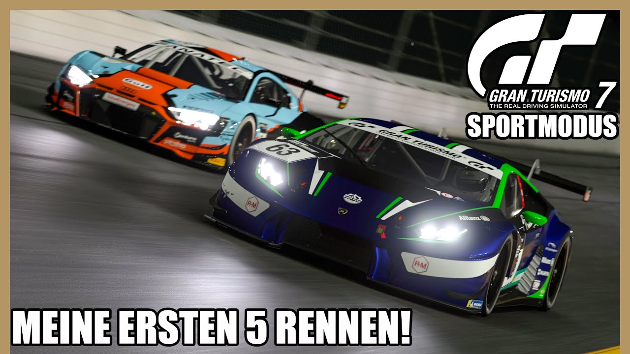 Meine ersten 5 Online-Rennen! 🤩 | GT7 Sport Modus #1
