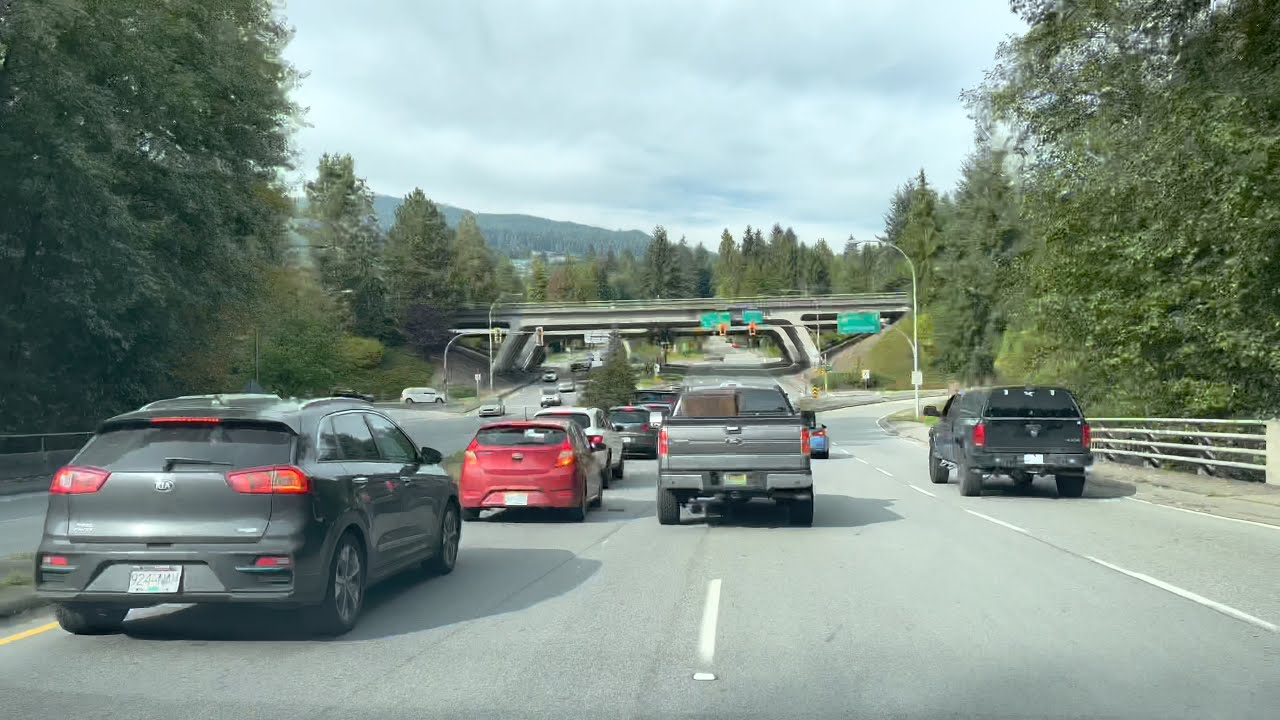Driving to whistler from Vancouver international airport #whistler #roadtrip #drivingincanada