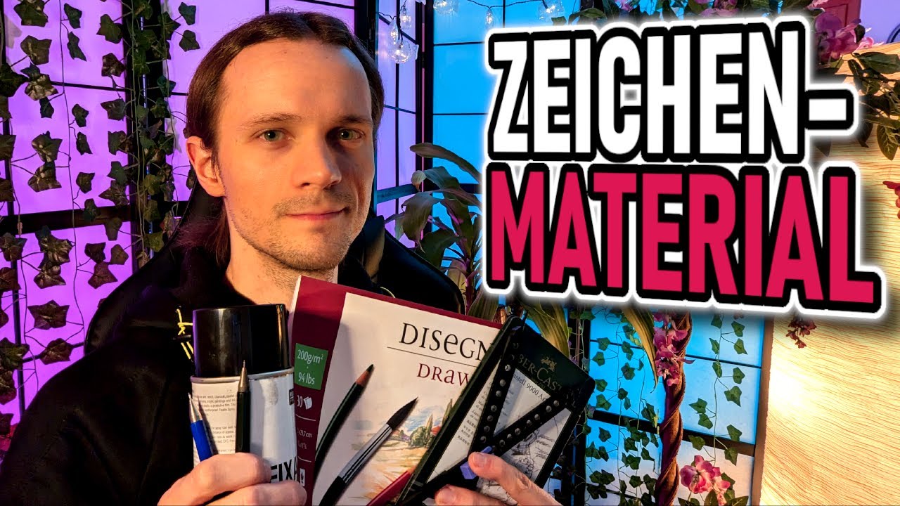 ALLES was du zum ZEICHNEN brauchst! Ultimativer Material-Guide für Bleistiftzeichnungen