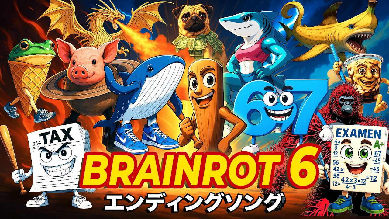 Smirkzy - Brainrot Anime Ending Song Pt. 6 (Official Music Video) feat. NEW Brainrot Characters
