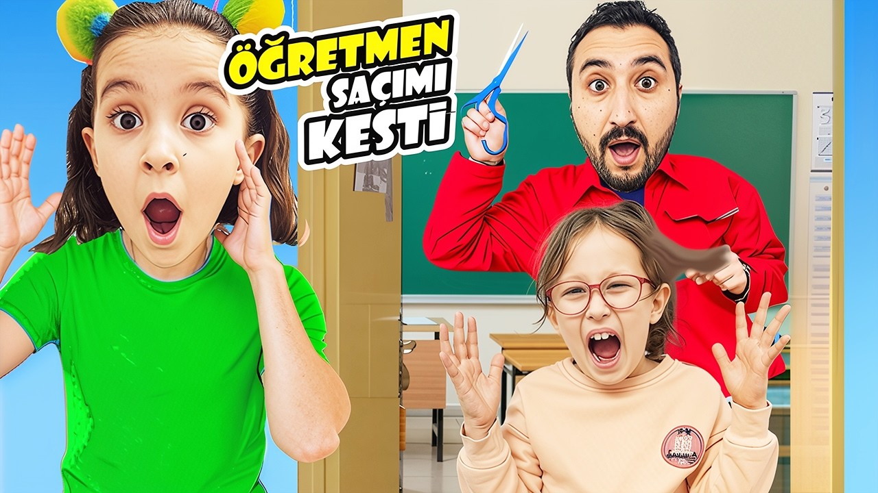 DÜNYANIN EN KATI OKULUNA GİTTİK !! BAHAR DERSE GEÇ KALDI ÖĞRETMEN SAÇINI KESTİ !!