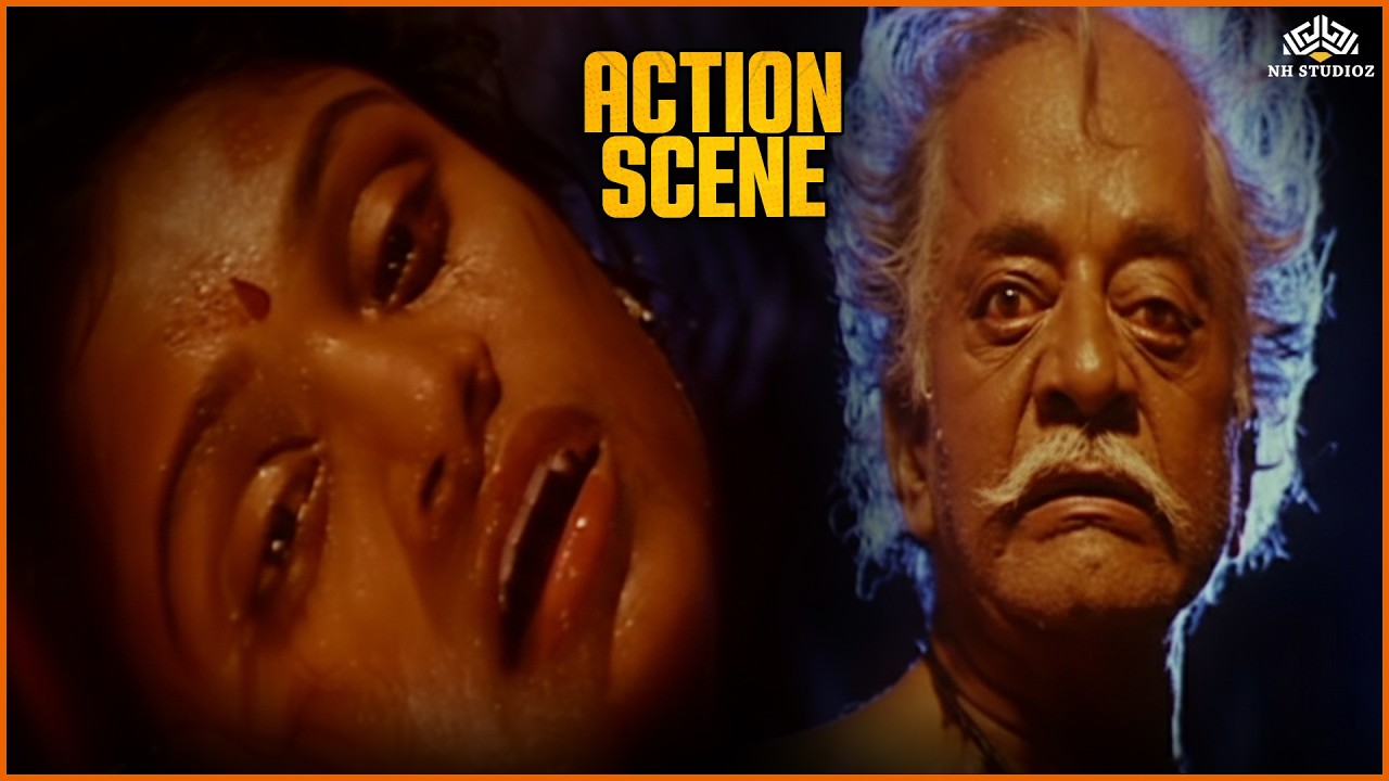 என்ன காப்பாத்துங்க தாத்தா 🥺| Rajakumaran Action Scene | Tamil Classics Movie