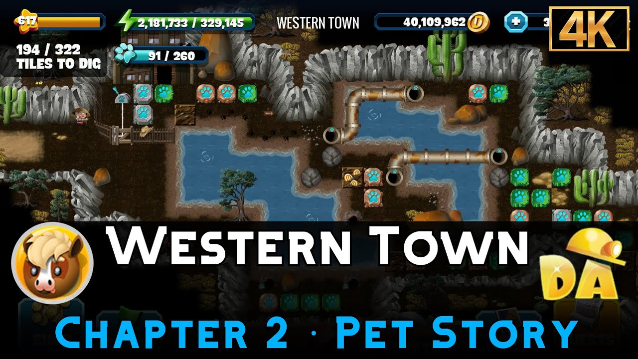 Western Town | Chapter 2 - Pets #1 | Diggy's Adventure