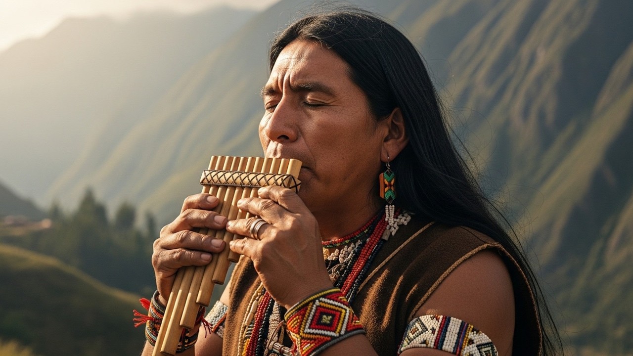 Healing Andean Pan Flute Melodies 🌿 Peaceful Spiritual Music Inspired by Leo Rojas
