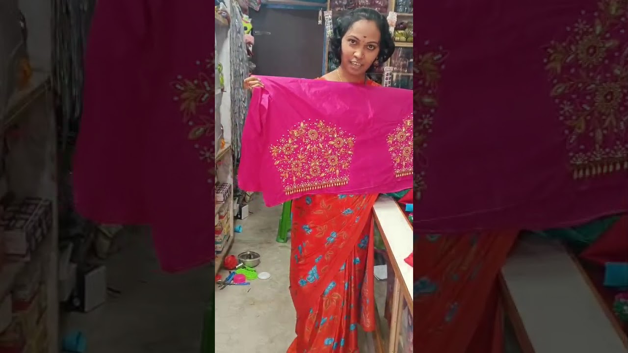 ₹3500 blouse కెవలం 100rs లక్కీ draw🥰🥰🤝🤝