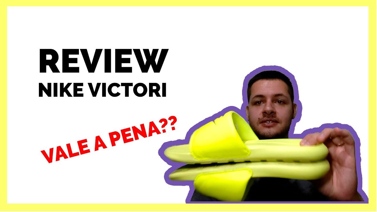 Review chinelo slide nike victori