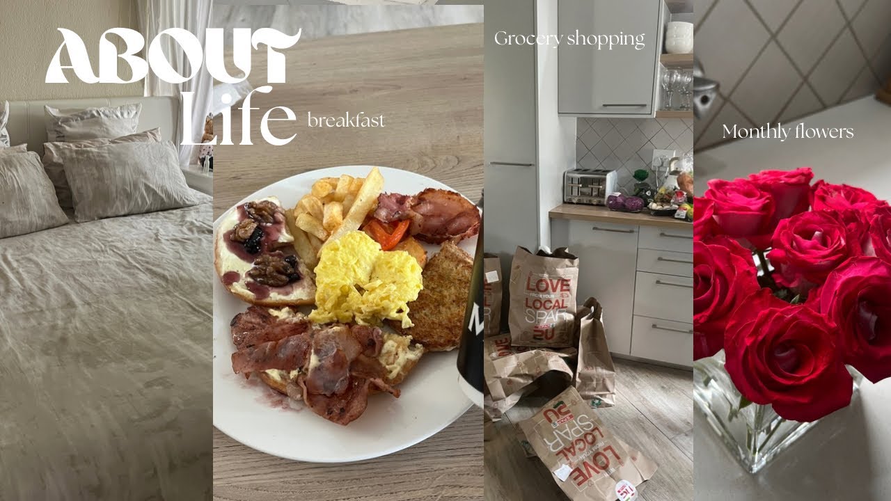 ABOUT LIFE: Moving in? | Grocery shopping | monthly flowers & more!