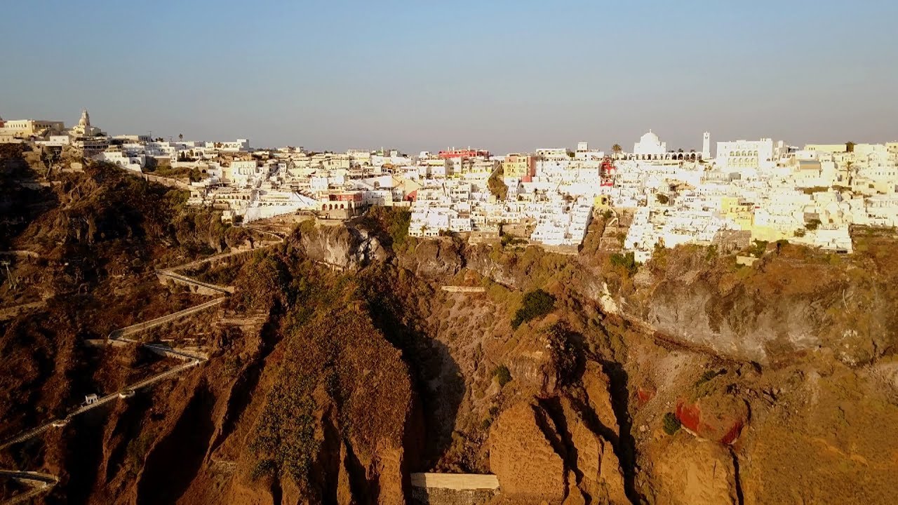Santorini Thira Greece 4K