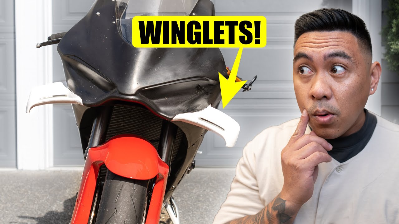 How to install winglets on a sport bike