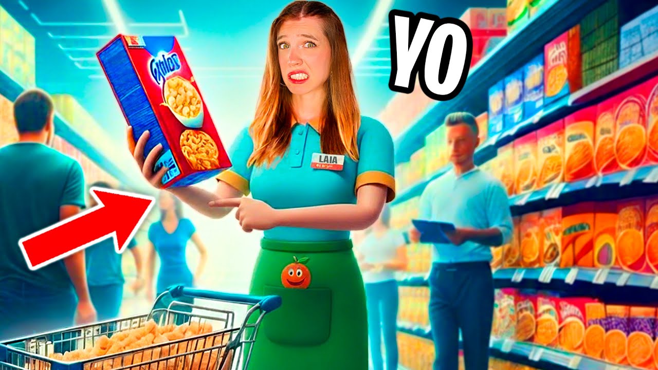 SIMULADOR de TRABAJAR en un SUPERMERCADO y SALE MAL...💸 (Supermarket Simulator)