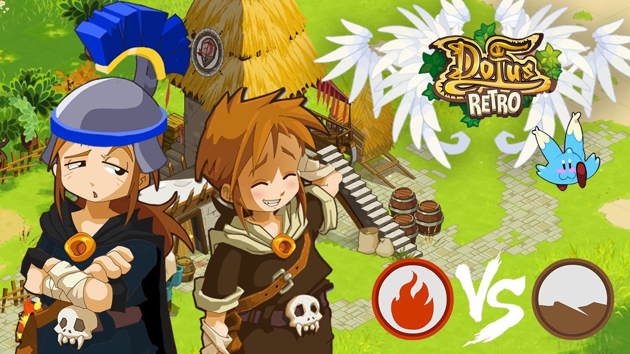 AVENTURE FECA TERRE ET FECA FEU  -DOFUS RETRO