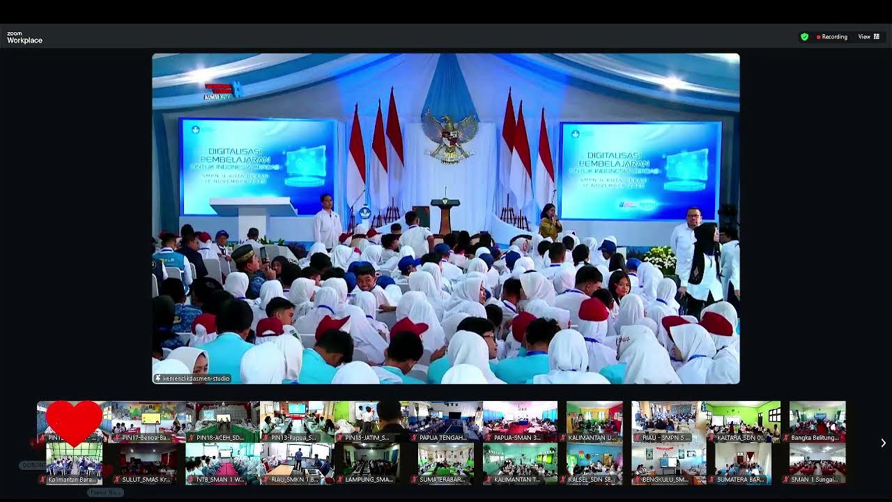 Peluncuran Digitalisasi Pembelajaran untuk Indonesia Cerdas di SMAN 10 Banjarmasin