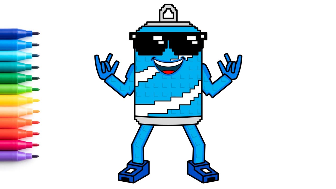 Como dibujar a Swag Soda - Steal a Brainrot