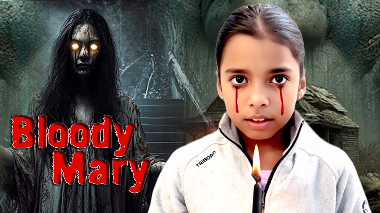 BLOODY MARY | Scary Mirror Challenge | Angel And Aalu