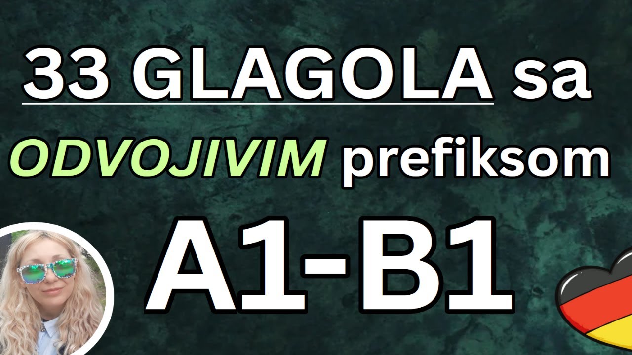 Najvažnijih 33 glagola za A1 A2 i B1 Nemački