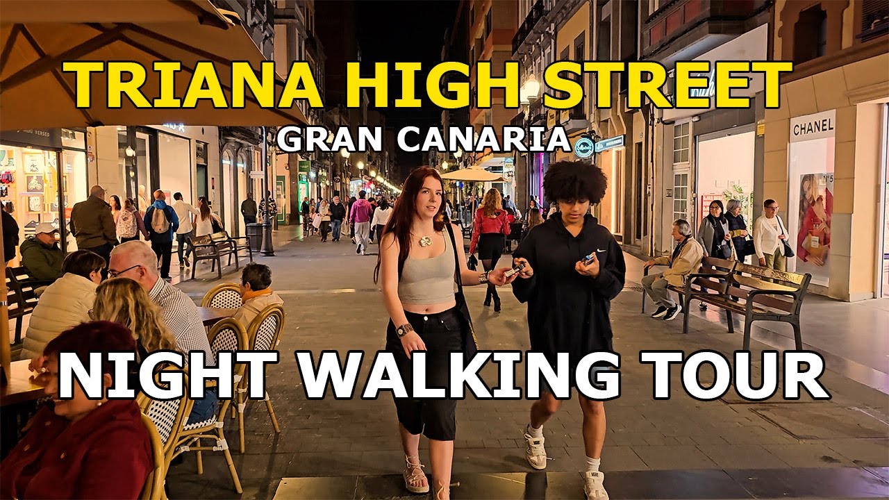 Triana High Street Night Walk 🌙 | Gran Canaria