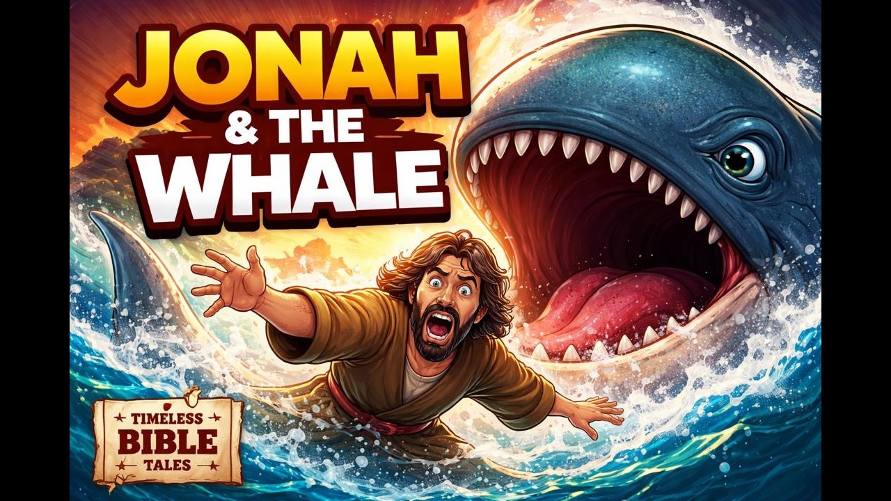 JONAH and THE GIANT FISH : A tale of fear, faith and second chance #biblicaltales #faith