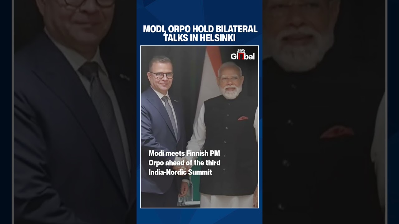 PM Modi, Finland's Orpo Hold Bilateral Talks on Trade and Renewable Energy at Nordic Summit