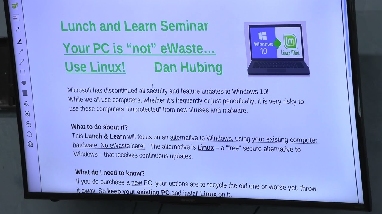 Home Resource Lunch & Learn Series 2026 - Reducing eWaste: Linux & Other eWaste Solutions