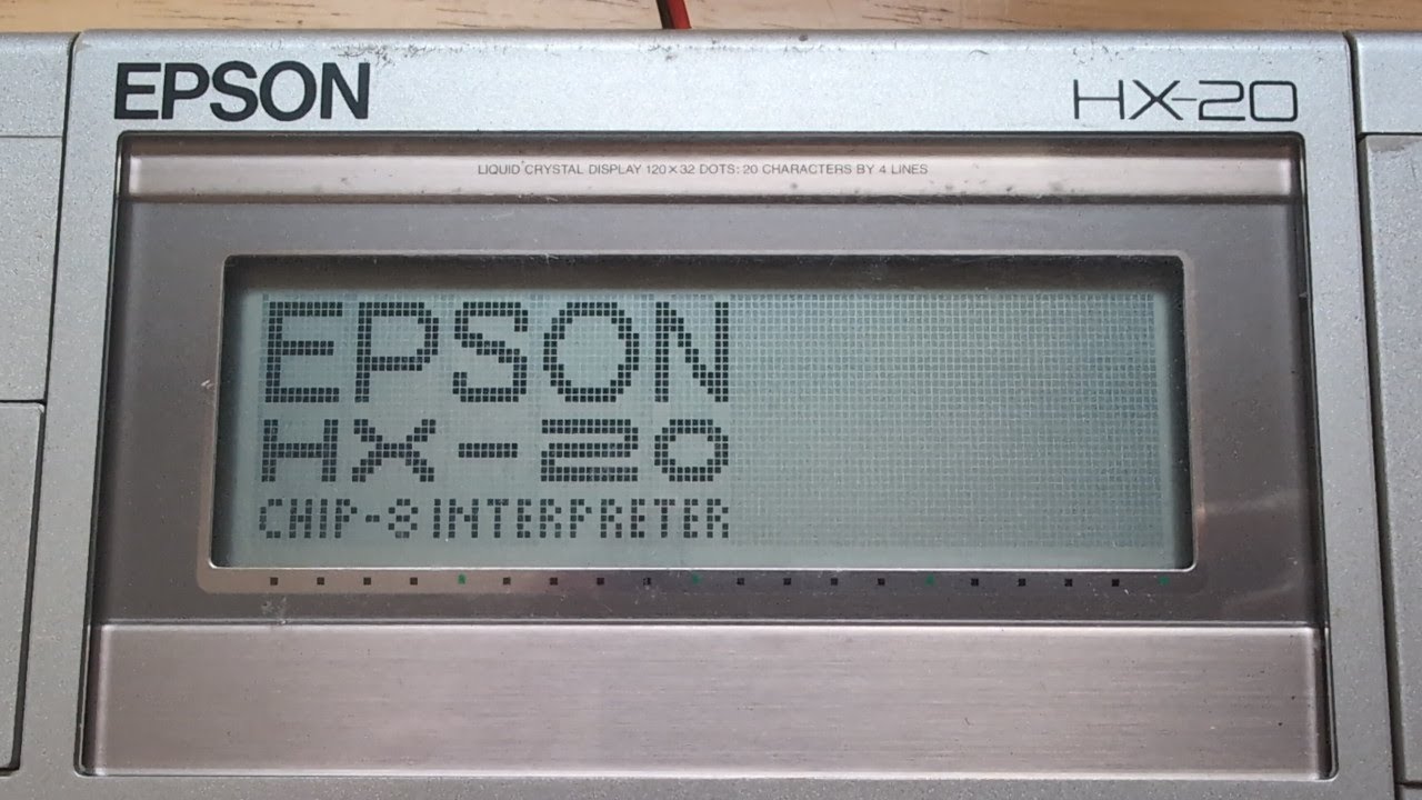 Epson HX-20 CHIP-8 Interpreter