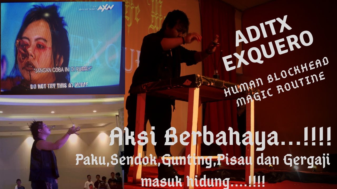 Human Blockhead Bizzare Routine by ADITX EXQUERO