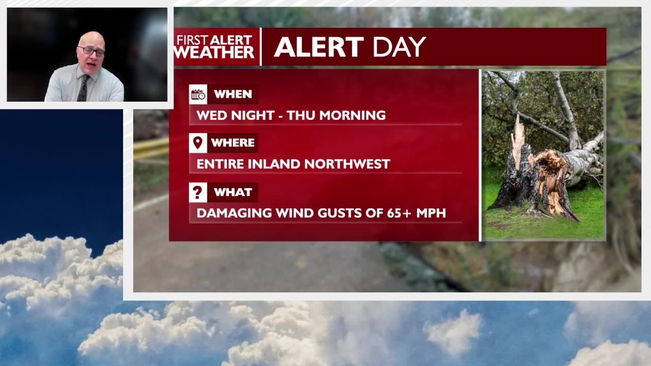 🚨Weather Alert Wednesday- Heavy winds tonight with the potential of downed trees and power