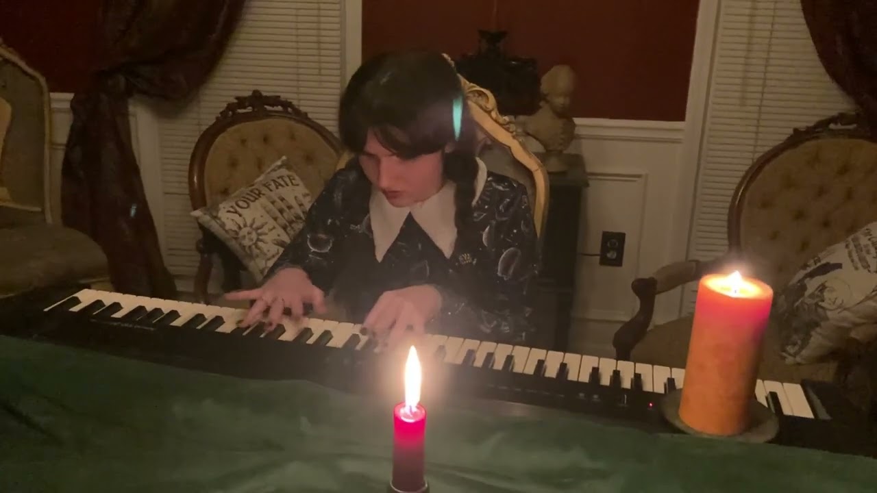 Wednesday plays "Claire de Lune," performed by Morgana Dea