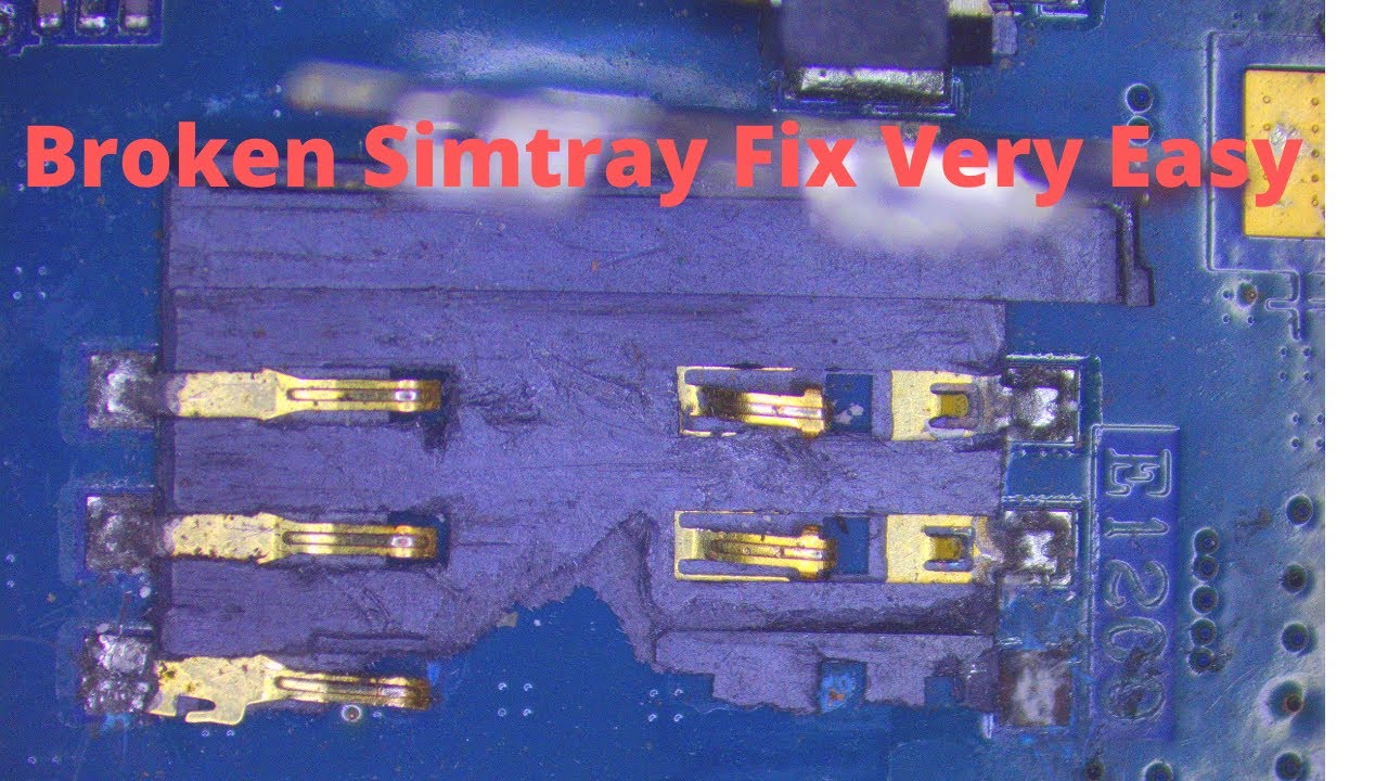 Broken Sim tray and pin damage fix.