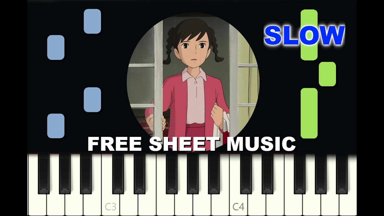 SLOW piano tutorial 