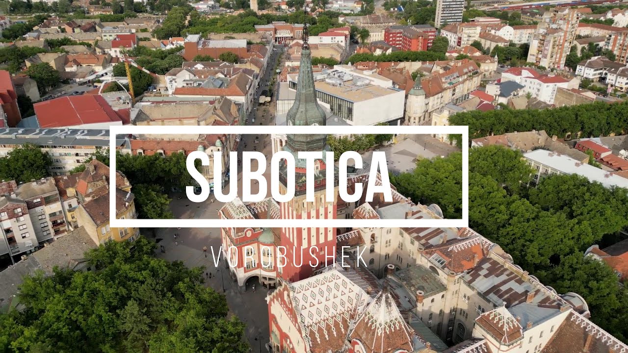 DJI Mini 3 PRO. 4K video. Subotica city, Serbia.