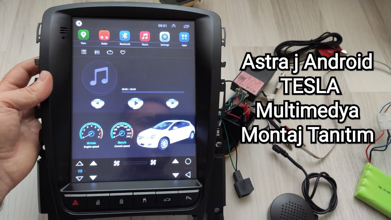 Opel Astra j TESLA Android Multimedya Montaj Tanıtım