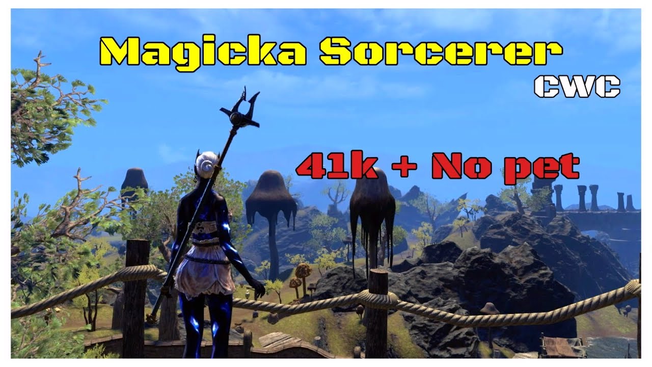 Magicka Sorcerer Build (41k + dps) No Pet -Clockwork City