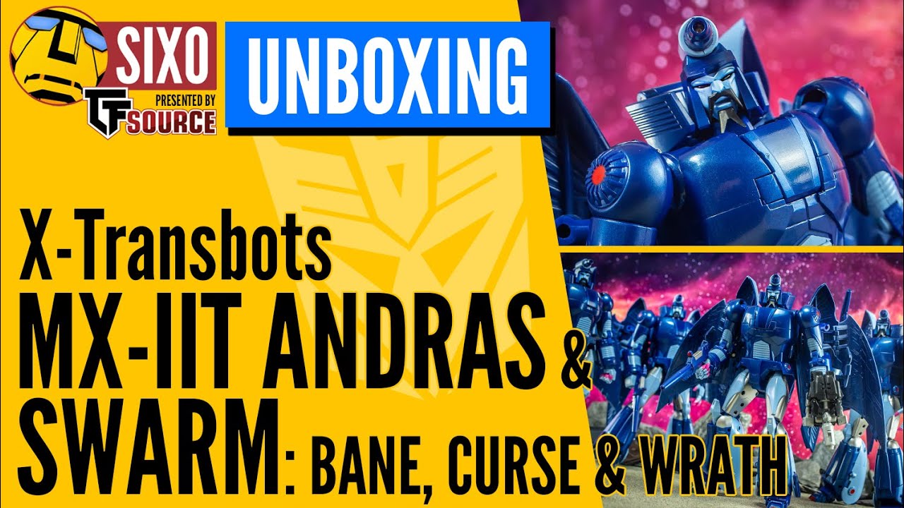 UNBOXING: Transformers X-Transbots MX-IIT Andras & Swarm (Bane, Curse & Wrath)