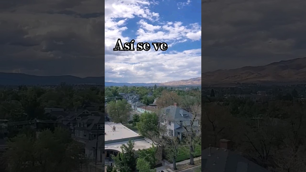 Panor&aacute;mica de Reno, NV #viajes #vistas #monta&ntilde;a #reno #nevada