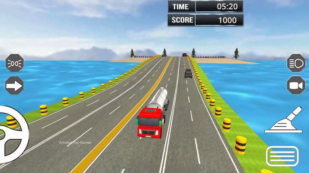 Oil Tanker Truck Driving | Car Driving game 😈 @fgming